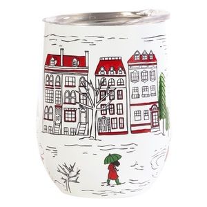 Molly Hatch for Steel Mill 12oz Insulated Holiday Wine Tumbler